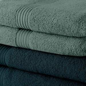 Juego de Toallas de Algodón de Lujo TODAY, 5 Toallas de Diseño Peacock + 5 Toallas de Diseño Cecidon, Secado Rápido, 50 x 90 cm, Color Sólido, Alta Resistencia del Color, 10 Unidades, con Logotipo - Product Image 1
