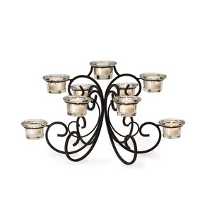Bougeoir en cristal, décoration de la maison, autre support de bougie brillant, pour l'intérieur et l'extérieur - Product Image 2