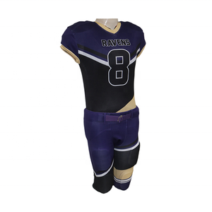 Maillots de football américain personnalisés en sublimation en gros - Manches courtes, design imprimé, couleurs et logos personnalisés, vêtements de sport de haute qualité - Product Image 2