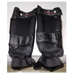 Nuevo diseño profesional Shin In Step MMA Training Mauy Thai espinillera Kick Boxing Training Guard cuero sintético PU - Product Image 5