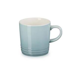 Tasse en céramique émaillée avec côtés striés et lèvre lisse prise confortable et adaptée à l'affichage et à l'utilisation fonctionnelle - Product Image 3