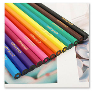 Crayons de couleur en plastique recyclé standard pour enfants, non toxiques, en vrac, de la Bview Art Factory, 12/18/24/36/48 couleurs - Product Image 5