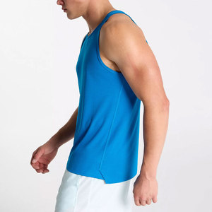 Débardeur sans manches personnalisable pour homme en coton respirant Vêtements d'été Gymwear OEM Logo Design Private Label Plus Size - Product Image 4