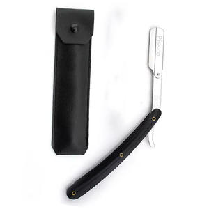 Fournisseur en gros de rasoirs droits en acier inoxydable, outils de beauté, rasoir droit pour hommes, couteau à raser pliable - Product Image 3