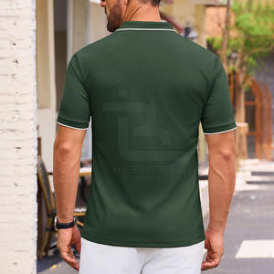 Camiseta Polo transpirable de la mejor calidad para hombre con media cremallera, polos para hombre, ropa personalizada, polos de moda para adultos - Product Image 5