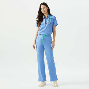 Personalizable Cómodo Enfermera Hospital Scrubs Jogger Scrubs Elástico Spandex Uniformes médicos OEM Medical Scrubs Sets - Product Image 1