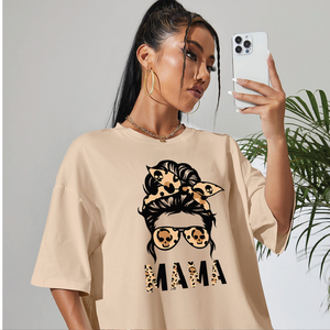 Fabricant et grossiste de t-shirts du Bangladesh Nouveau t-shirt surdimensionné à la mode pour femmes T-shirts personnalisés Filles Design personnalisé - Product Image 5