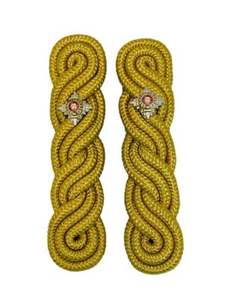 Wholesale Custom Embroidery Epaulets Shoulder Boards Badges Uniform <b>Accessories</b> Best Quality - Product Image 3