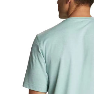 T-shirt uni pour homme adulte, coupe ample, imprimé, 100% coton, vêtements d'été, manches courtes, t-shirt pour homme - Product Image 5