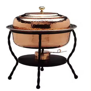 Réchauffeur d'aliments de haute qualité traiteur chauffe-plats Table élégante décorative servant des plats à friction - Product Image 4