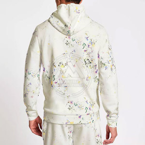 Design Your Own <b>Long</b> Sleeves Printed Hoodie & <b>Shorts</b> Set Best Price OEM Design <b>Men</b> Printed Hoodie & <b>Shorts</b> Set - Product Image 4