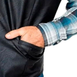 Chaleco de cuero para hombre de estilo personalizado de alta calidad, transpirable, cálido para invierno, para exteriores, ropa informal, chaleco para hombre de alta calidad - Product Image 3