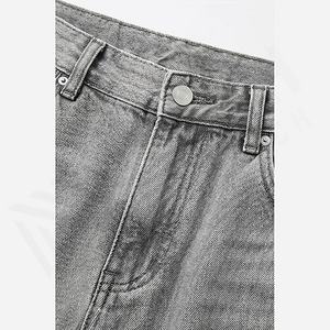High Quality Men's Cotton Jeans <b>Trousers</b> <b>Pants</b> <b>Boys</b> Loose Fit Custom Fashion Baggy Style Denim Parts Apparel Customized Color - Product Image 4