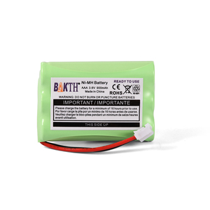 BAKTH 900mAh 3.6V Ni-MH Square-Hole Plug Batterie pour <span class=keywords><strong>Motorola</strong></span> MBP33 MBP33S MBP33PU MBP35 MBP36 MBP36S MBP36PU MBP41 MBP43 Baby M - Product Image 1