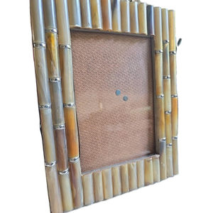 Cadre photo en corne fait main de qualité supérieure, décoration murale et de table tribale élégante - Product Image 3