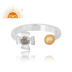 Handcrafted Trending Design Sterling Silver Natural <b>Labradorite</b> Gemstone <b>Ring</b> Custom Jewelry Manufacturer - Product Image 3