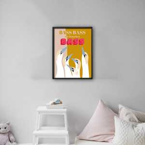 Papel de Impresión Artística Mate de 250 Gsm con Diseño de Bajo, Impresión de Naturaleza Muerta con Atractivo Visual de Bajo - Product Image 5