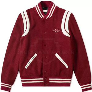 ออกแบบแจ็คเก็ตฤดูหนาวแบบ Letterman คุณภาพสูง ปรับแต่งได้ เป็นมิตรกับสิ่งแวดล้อม แห้งเร็ว สไตล์สตรีทแวร์ ทรงหลวม กันน้ำ สำหรับผู้ชาย - Product Image 1