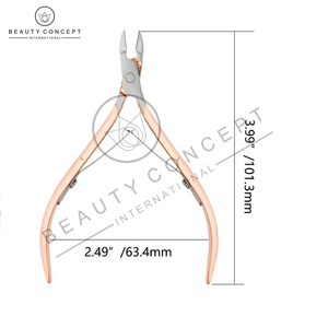 Rose Gold Good Selling Nail Clipper Best Supplier Make Your Own Latest Stainless Steel Cuticle Nail Nipper Sustainable Nail Tool - Product Image 4