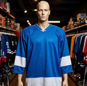 Camiseta de hockey en blanco superventas, diseño de sublimación personalizado, ropa de hockey, camiseta de hockey sobre hielo de entrenamiento, transpirable OEM 2025 - Product Image 3