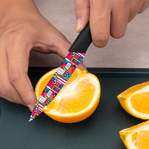 Nouvelle tendance, ensemble de 2 pièces personnalisé, de qualité supérieure, professionnel, utilitaire, lames en céramique de haute qualité, plastique, ambidextre, passe au lave-vaisselle - Product Image 6