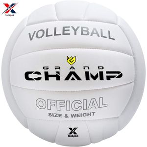 2025 haute qualité écologique personnalisé volley-ball doux au toucher cuir unisexe adultes match d'entraînement officiel utilisation en gros - Product Image 1