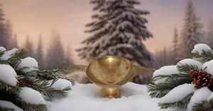 Lámpara de aceite de latón de primera calidad hecha a mano, accesorio tradicional indio dorado Akhand Diya hecho a mano para uso decorativo Diwali - Product Image 3