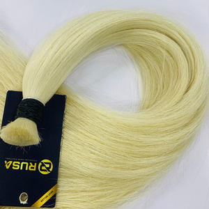 Extensiones de Cabello Humano Virgen RUSA, Cabello Vietnamita Rubio a Granel, Doble Trama a Máquina, Puntas Completas, Punta en I, 100g, 10-34 Pulgadas, Todos los Colores - Product Image 3