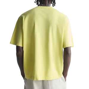 100% Cotton Boxy Fit Tshirts for Men Cropped Oversized Boxy T <b>Shirt</b> Short Sleeves 260 GSM Heavy Blank <b>Tee</b> <b>Shirts</b> <b>Black</b> Color - Product Image 2