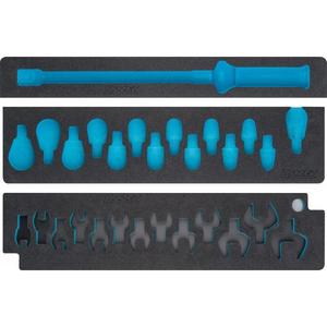 Hazet 2-Component Soft Foam Insert for 6292-1 CT/28 <b>Tool</b> <b>Storage</b> Accessory - Product Image 1