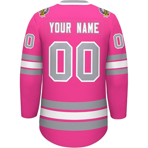 Uniforme de Hockey sobre Hielo Personalizado con Nombre y Números Sublimados, Unisex, Estilo Vintage con Cordones, Transpirable, 100% Poliéster - Product Image 2