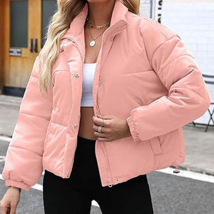 Chaquetas Acolchadas para Mujer, Venta Directa de Fábrica, Resistentes al Viento, Transpirables, Rellenas de Algodón, Detalles en Piel de Oveja, Alta Calidad, Asequibles, OEM - Product Image 4