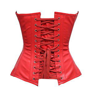 Bustier Corset Gothique pour Femme en Similicuir Souple Respirant avec Logo OEM, Maintien Moyen, Fin, Quotidien, Sans Couture - Product Image 6