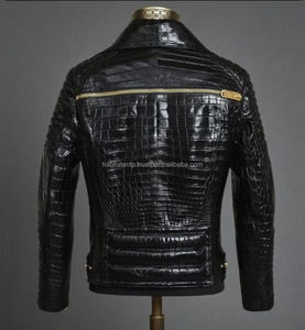 Custom Printing Two Tone 100% Leather Bomber Letterman <b>Jacket</b> for Men - Product Image 2