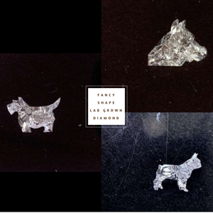 Nouveauté diamant cultivé en laboratoire coupe chat diamant CVD en vrac couleur G VS1 excellentes coupes diamants de laboratoire HPHT pour cadeau de bijoux personnalisé - Product Image 3