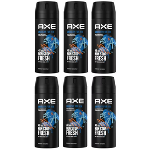 AXE Anarchy 150ml/5.07oz 0% Alcohol Desodorante Corporal en Aerosol Unisex, Perfume Eau De Toilette con Ingredientes Químicos, Paquete de 6 - Product Image 3