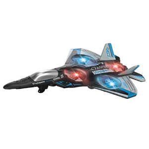 Avion télécommandé longue portée 2,4 GHz pour enfants, drone volant en mousse, rotation à 360°, décollage/atterrissage/réenclenchement en un clic, prêt à l'emploi - Product Image 2