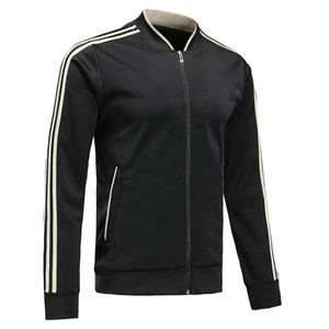 Conjunto de chándal deportivo de algodón 100% para hombre, sudadera transpirable con cuello y capucha de 2 piezas para invierno, chándal para correr y correr al aire libre - Product Image 2