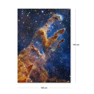 James Webb XXL <b>Poster</b> 100x140 cm Framed Art Deco 'Pillars of Creation' Modern Paper Wall Hanging for Office Decorative Use - Product Image 3