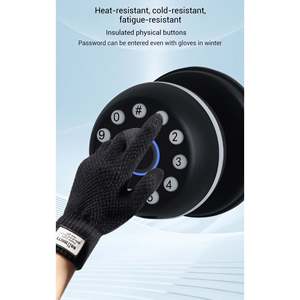 Cerradura Inteligente para Puerta con Huella Dactilar NK20, Entrada sin Llave, Perilla con Control por Aplicación, Material de Aleación de Zinc y Aluminio para Hogar y Dormitorio - Product Image 3