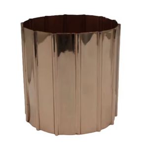 Maceta de Metal decorativa de alta calidad, niquelado negro, aspecto impresionante para interiores y exteriores, hecha a mano, personalizada, al por mayor, abultada - Product Image 5