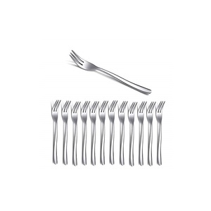 Design Metal <b>Fork</b> Spoon Stirring <b>Dessert</b> Coffee Spoon <b>Fork</b> Set and Handmade Use Natural Craft - Product Image 1