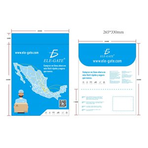 Sacchetti in Plastica 26.5x33cm con Forte Adesione, Stampa Completa per Spedizione di Accessori per Capelli e Cioccolato, Realizzati in Polietilene Resistente - Product Image 1