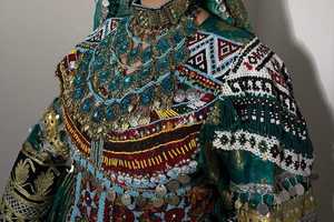 High Quality <b>Handmade</b> Customized Beautiful Design Afghani Vintage Antique <b>Silver</b> Plated Jewelry Sets for Wedding Engagement - Product Image 3