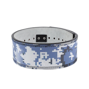 Cinturón de entrenamiento de cintura de gimnasio de cuero genuino de Material de piel de vaca de Pakistán con aleación para hebilla - Product Image 1