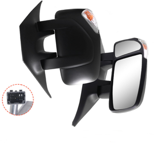 Espejo Retrovisor Lateral Izquierdo para Renault Master 2010-2023, Brazo Corto, Cristal Grande, Eléctrico, Calefactable, con Intermitentes, Convexo, Nuevo, XMAXVISION, Negro, 1 Año de Garantía - Product Image 3