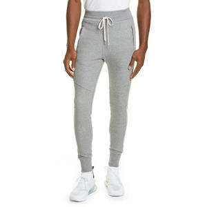 Pantalones de chándal de entrenamiento atlético para hombre 2025 con bolsillos con cremallera, ropa deportiva de lana de lona, MOQ bajo, pantalones para hombre - Product Image 1