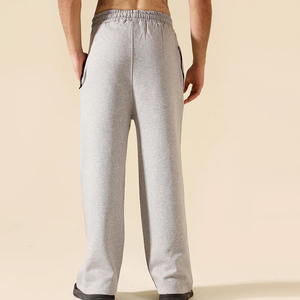 <b>Men's</b> Custom Jogger Pants Polyester/Cotton Casual Mid Heavyweight Breathable Loose Straight <b>Baggy</b> Worsted Fabric <b>Trousers</b> - Product Image 4