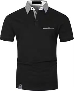 Camisas de Lona para Hombre, Diseño Personalizado con Logotipo, Secado Rápido, Alta Calidad, Manga Corta, Directo de Fábrica - Product Image 5