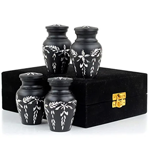 Cendres humaines, laiton gravé, urne de crémation au prix de gros, petite taille, urnes à jeton pour la décoration de la maison - Product Image 6